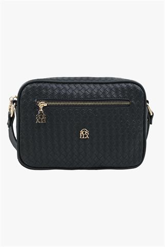 SOSELA 67-7154 Kadın Siyah Çapraz Askılı Çanta