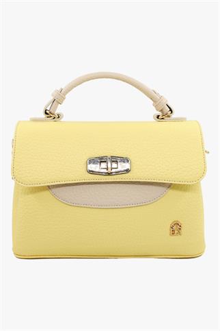 SOSELA 67-7155 Kadın Sarı Çapraz Askılı Çanta