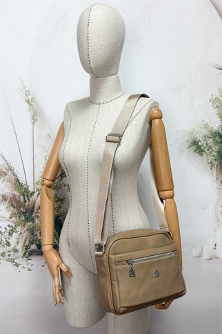 SOSELA 67-7163 Kadın Kum Çapraz Askılı Çanta
