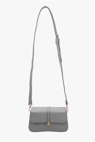 Sosela 67-7164 Gri Kadın Çapraz Askılı Çanta
