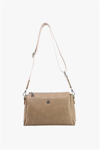 Sosela 67-7166 Kadın Kum Çapraz Askılı Çanta