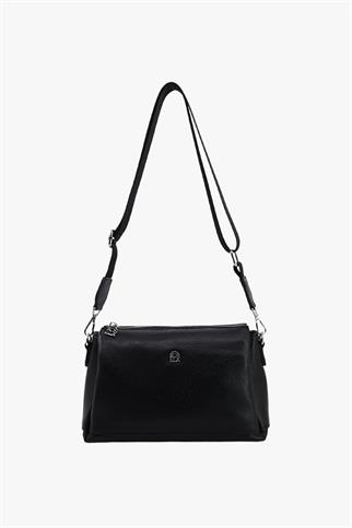 Sosela 67-7166 Kadın Siyah Çapraz Askılı Çanta