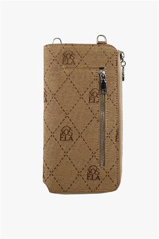 SOSELA 67-7171 Kadın Kumaş Kum Çarpraz Askılı Çanta