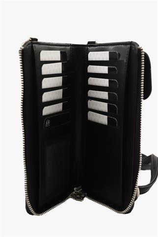 SOSELA 67-7171 Kadın Kumaş Siyah Çarpraz Askılı Çanta