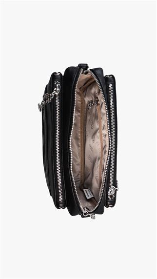 SOSELA 67-7175 Kadın Siyah Çarpraz Askılı Çanta