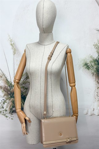 SOSELA 67-7205 Kadın Kum Çapraz Askılı Çanta