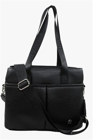 SOSELA 67-8082 Kadın Siyah Omuz Ve Kol Çanta