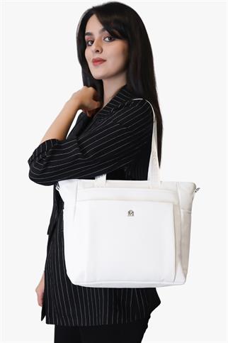 SOSELA 67-8083 Kadın Beyaz Omuz Ve Kol Çanta