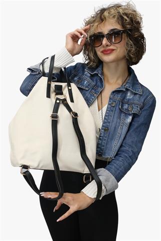 SOSELA 67-9008 Bej Kadın Sırt Çanta