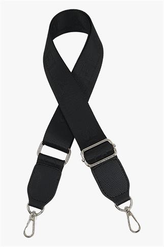 Sosela 99-90004 Siyah 4 cm Kolon Nikel Askı Çanta Aksesuarı