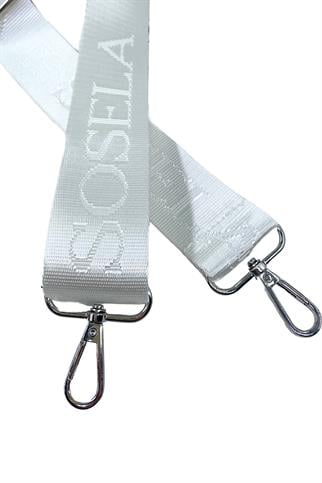 Sosela 99-90006 Beyaz 4 cm Kolon Nikel Askı Çanta Aksesuarı