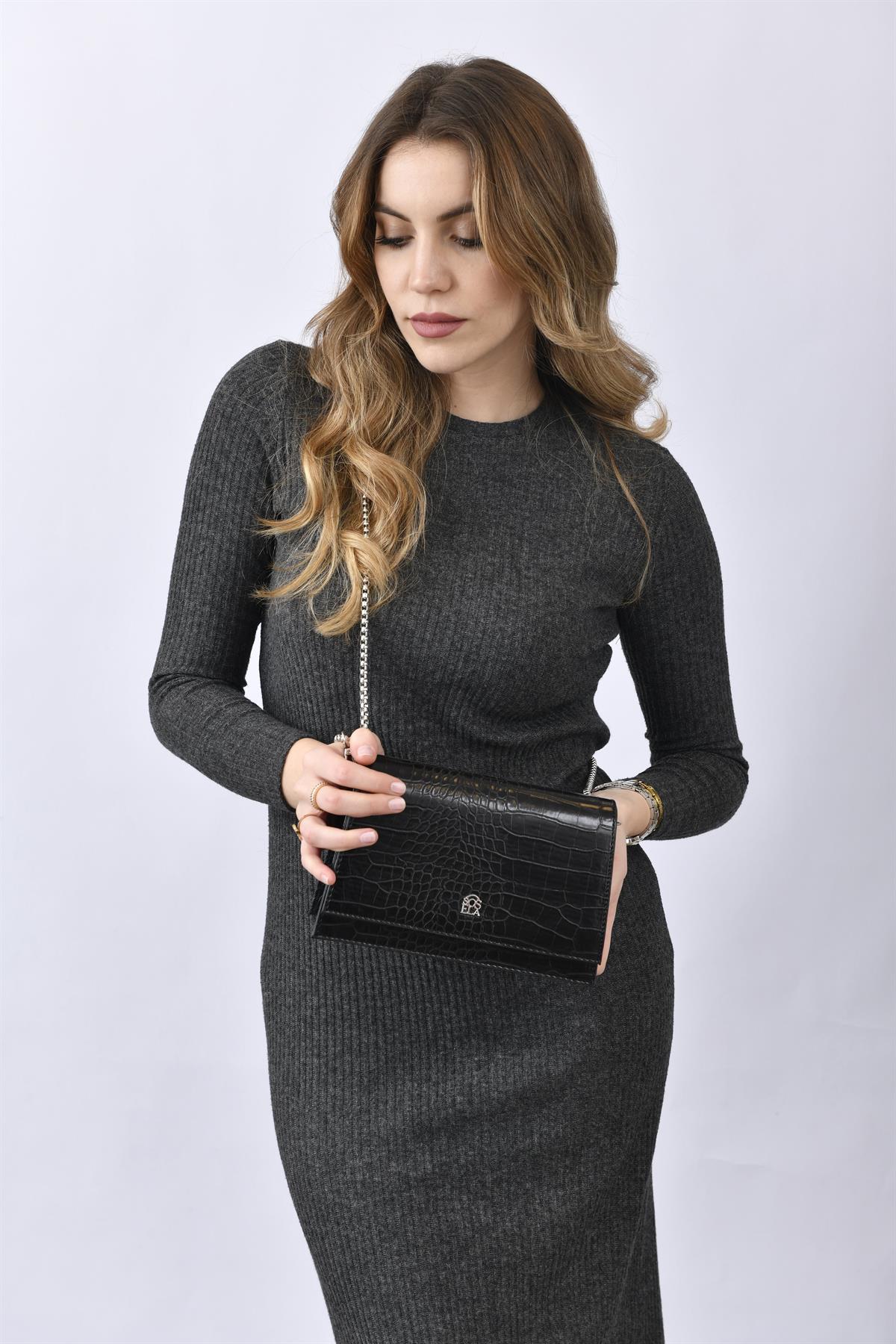 Brigette Kadın Çapraz Çanta 67-7059 SIYAH