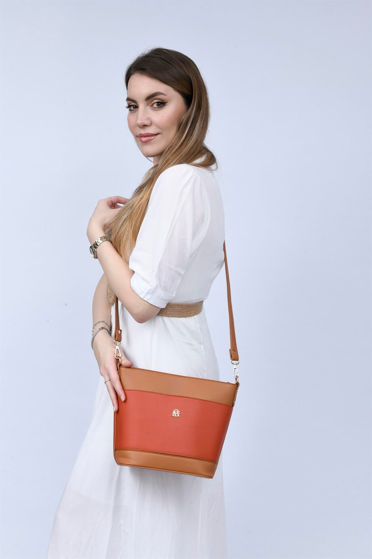 Desarae Kadın Çapraz Çanta  67-7077 A.KİREMİT