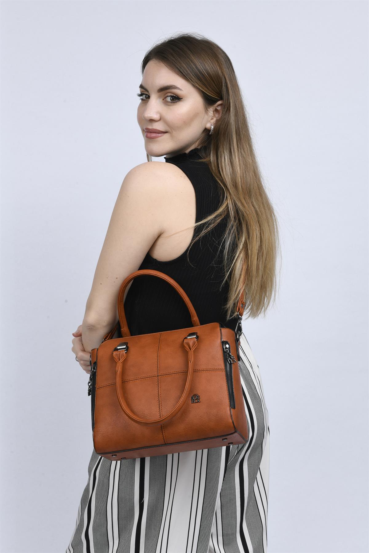 Nicole Kadın Kol Çanta 67-8034 KİREMİT