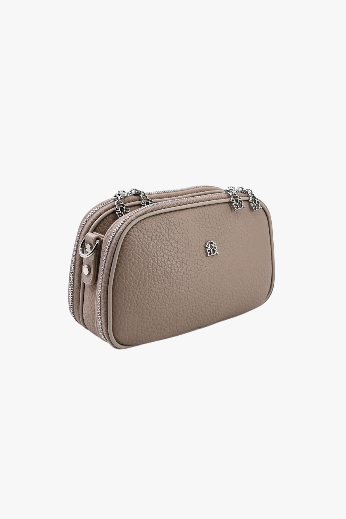 Sosela 67-7158 Herbert Kadın Kum Çapraz Askılı Çanta