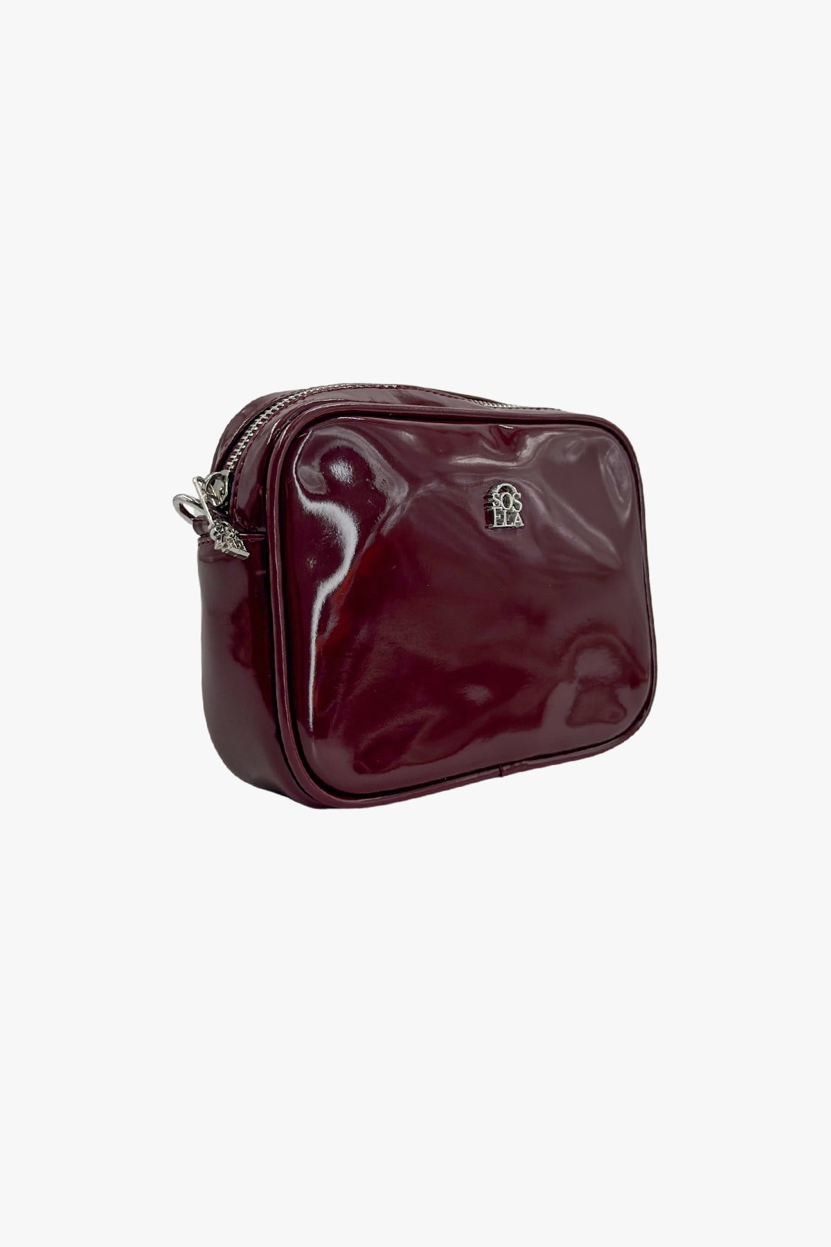SOSELA 67-7172 Kadın Bordo Çarpraz Askılı Çanta