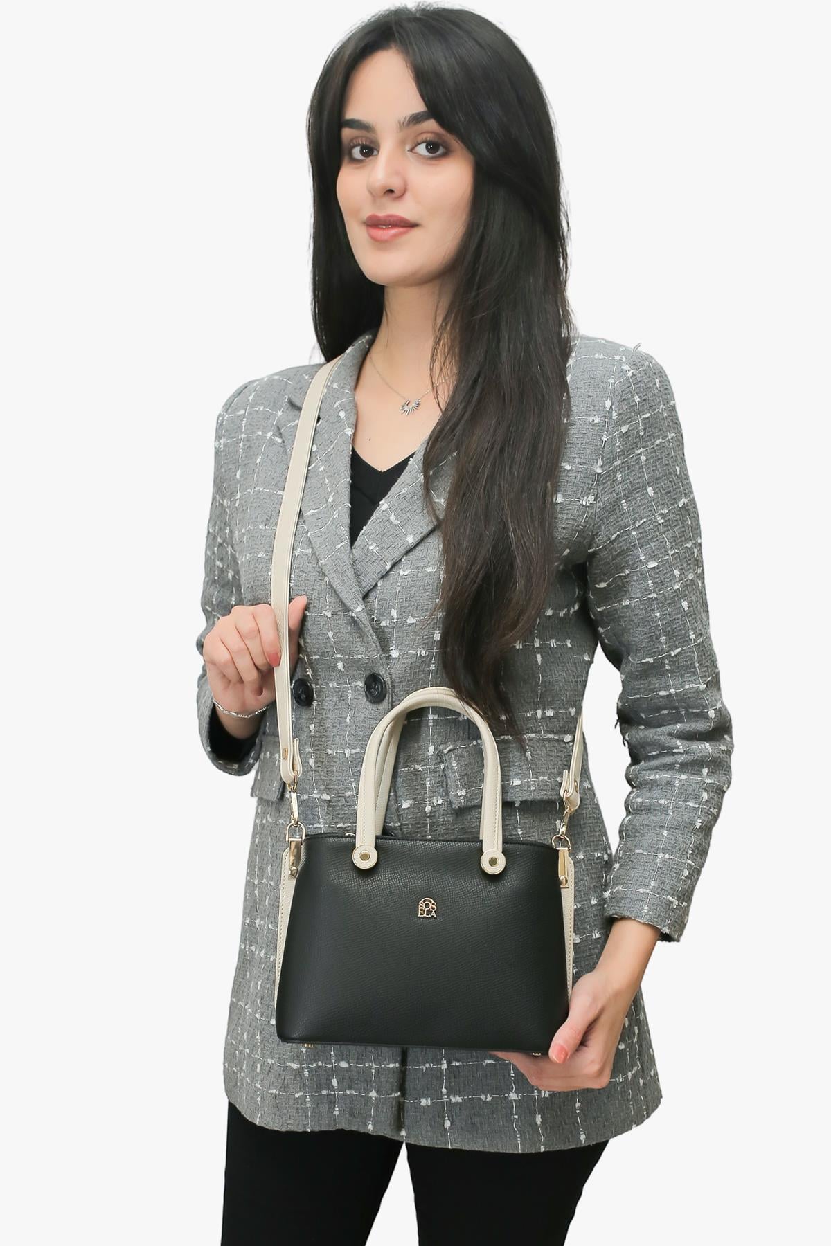 SOSELA 67-8085 SİYAH-BEJ