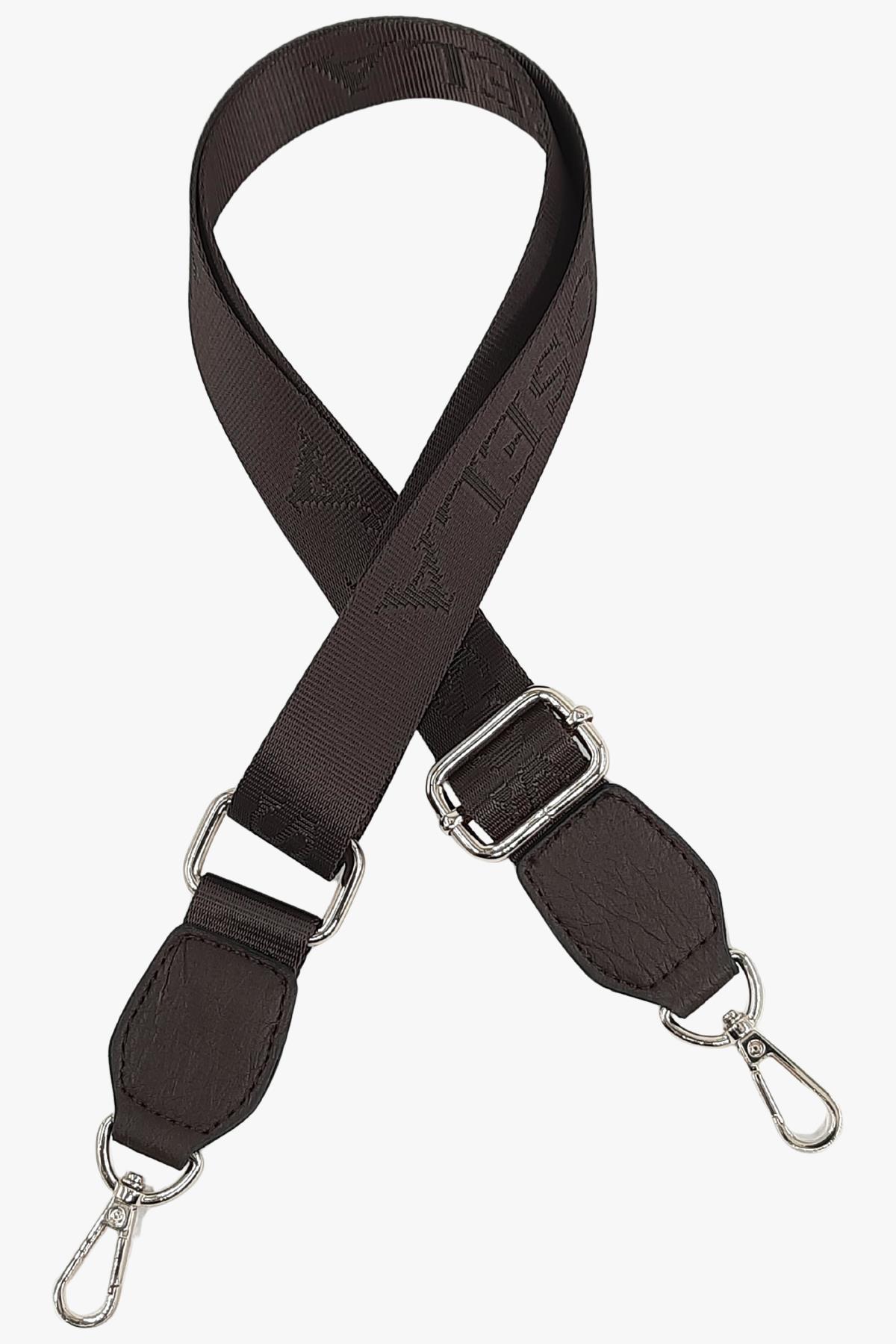Sosela 99-90002 Kahverengi 3 cm Kolon Nikel Askı Çanta Aksesuarı