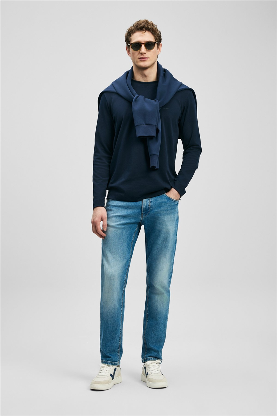 Lufian 111200230 Vernom Erkek Denim Pantolon Açık Mavi