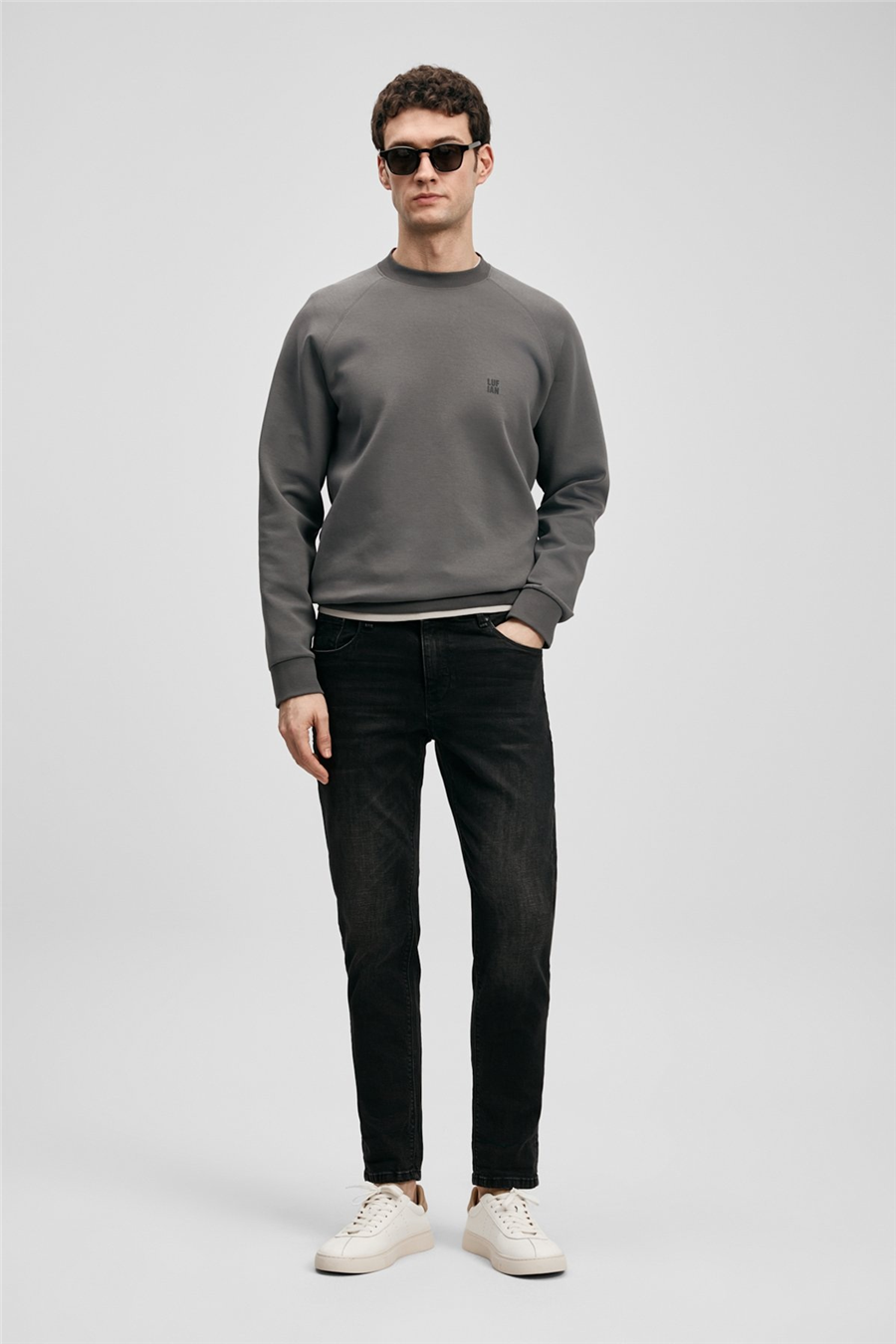 Lufian 111200242 Wiliam Erkek Denim Pantolon Antrasit
