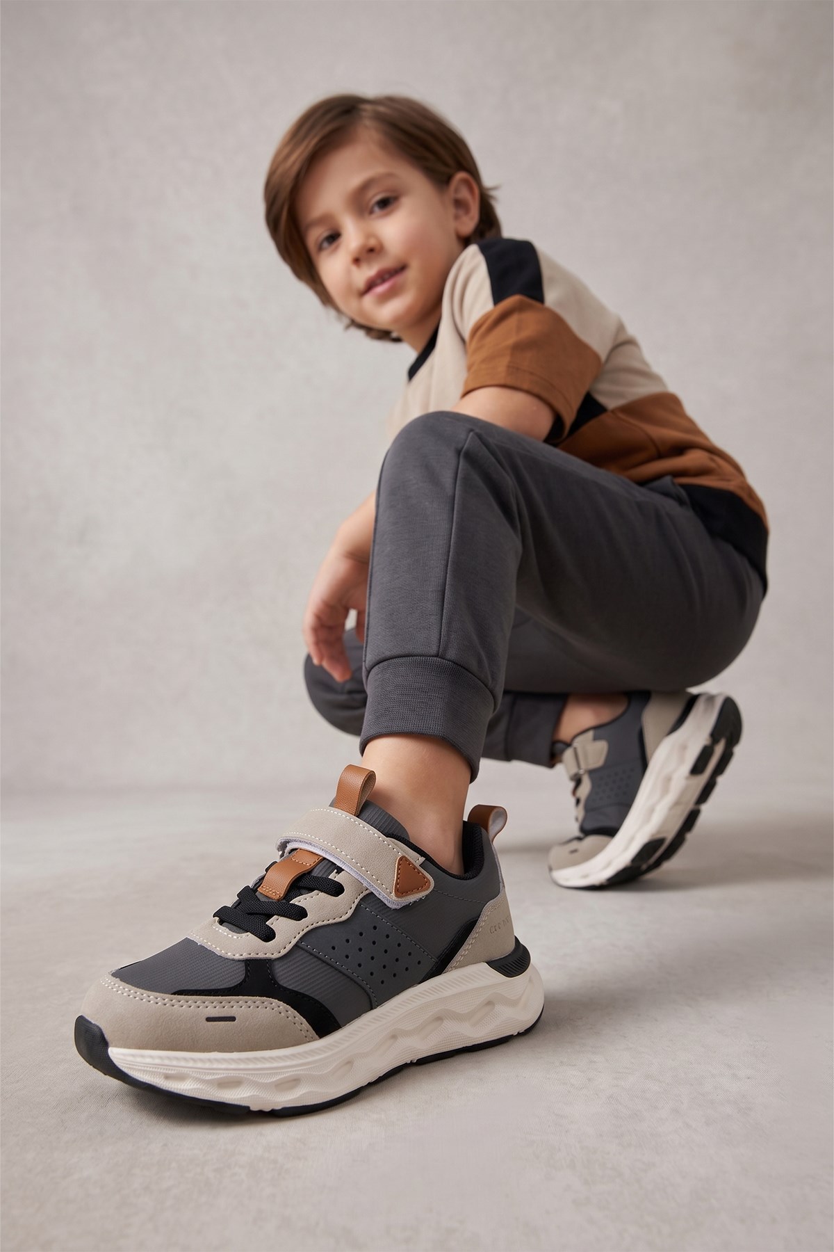 Pepino 2382 Çocuk Spor Ayakkabı Füme