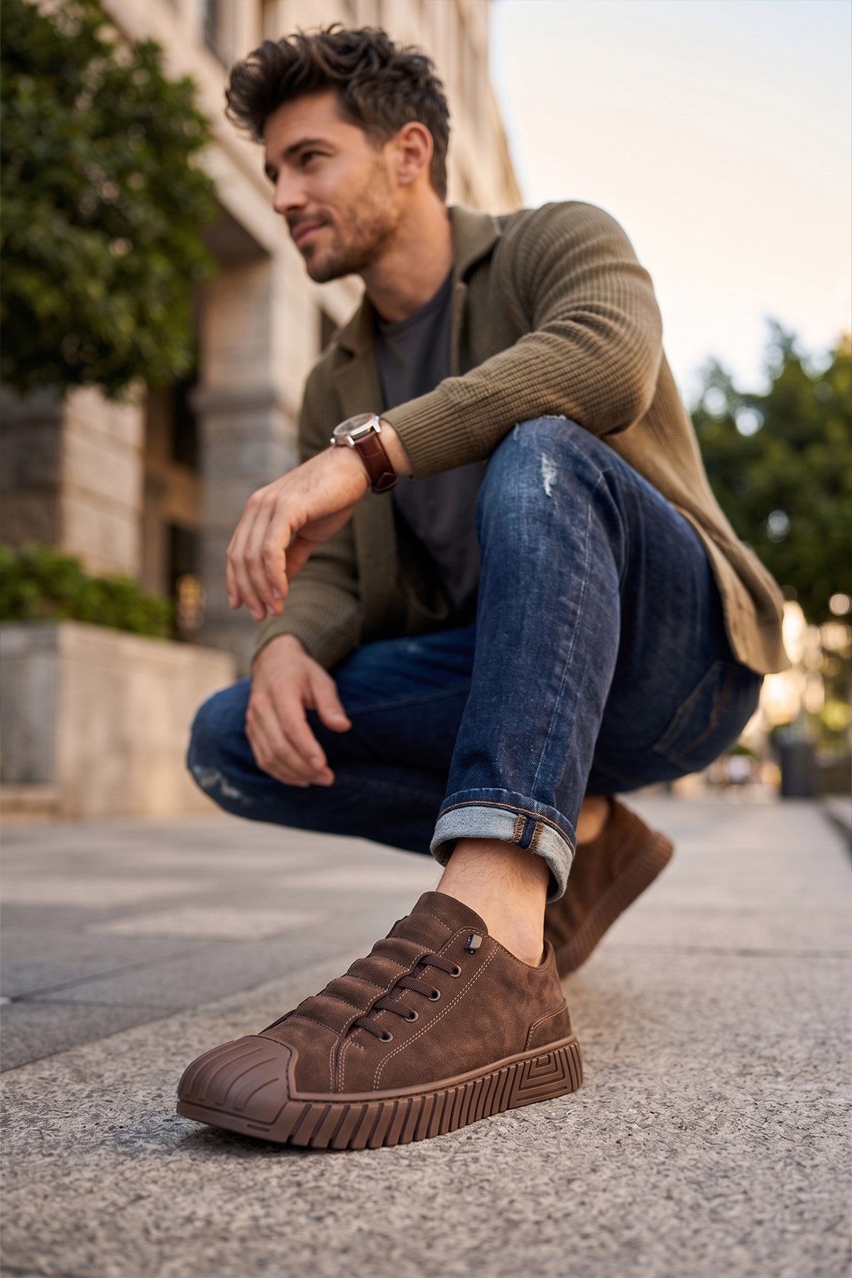 Gamelu Vigor Erkek Sneakers Ayakkabı Kahve