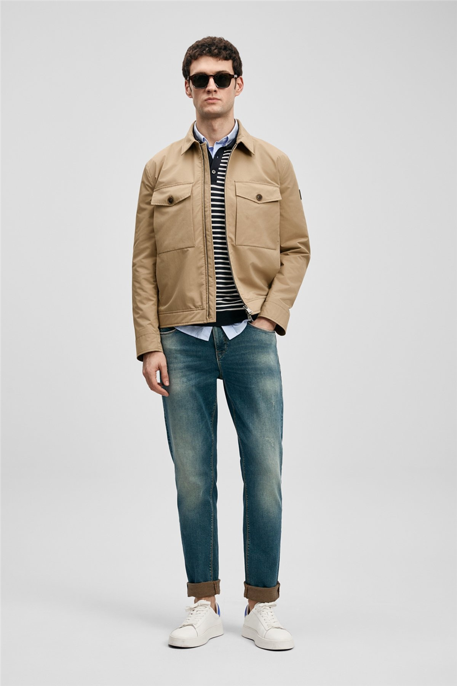 Lufian 111200225 Oslo Erkek Denim Pantolon Yeşil