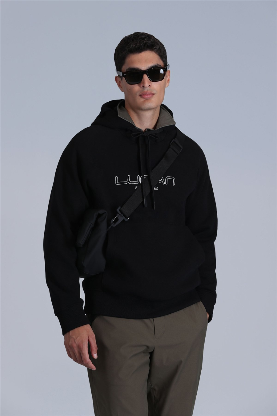 Lufian 112030152 Brave Erkek Sweatshirt Siyah