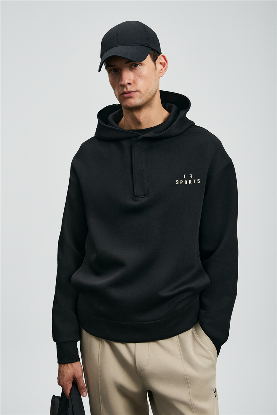 Lufian 112030180 Road Erkek Sweatshirt Siyah