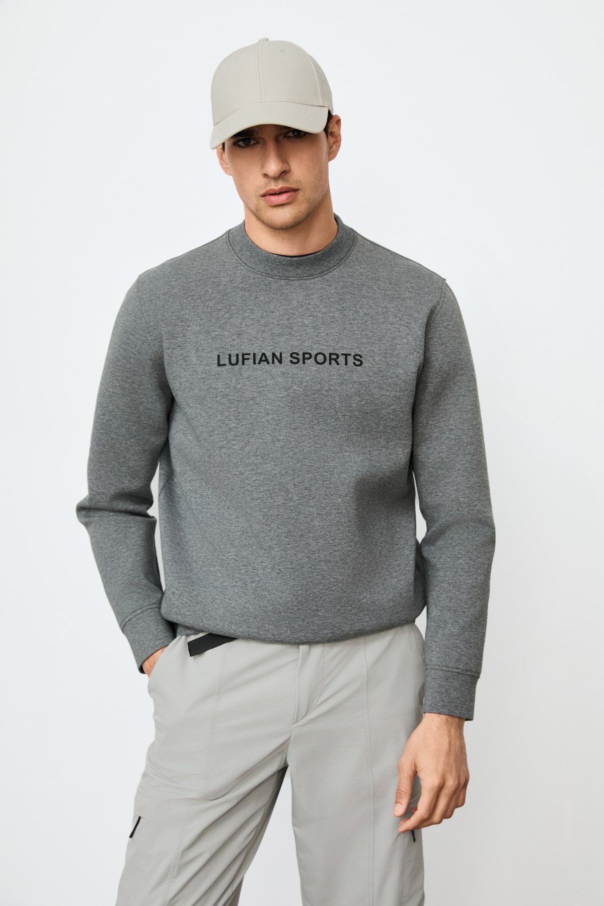 Lufian 112030195  Rowan Erkek Sweatshirt Gri
