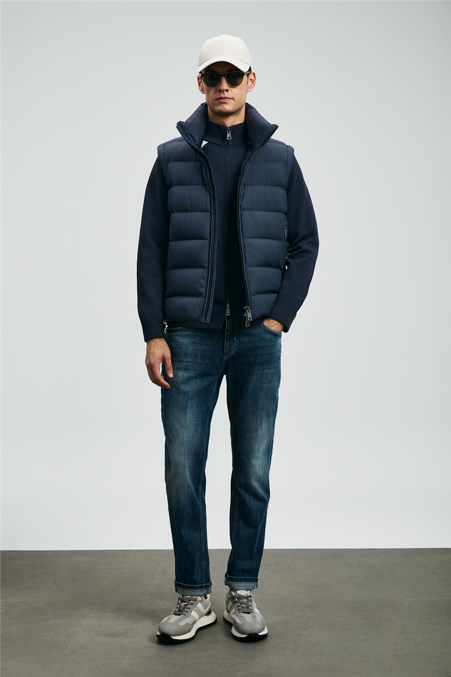 Lufian 112200231 Lukas Erkek Denim Pantolon Mavi