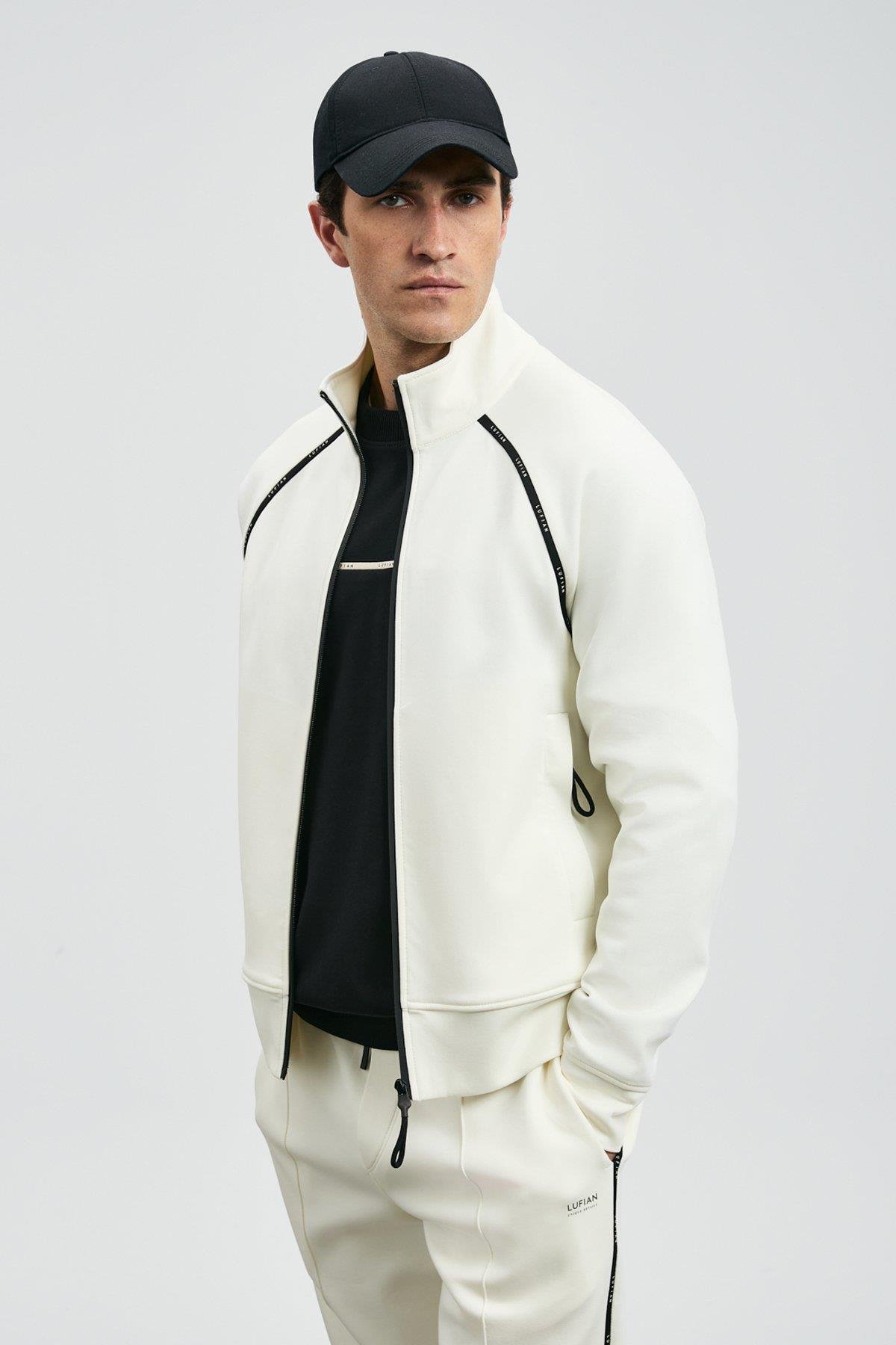 Lufian Charms Eşofman Üst Kırık Beyaz