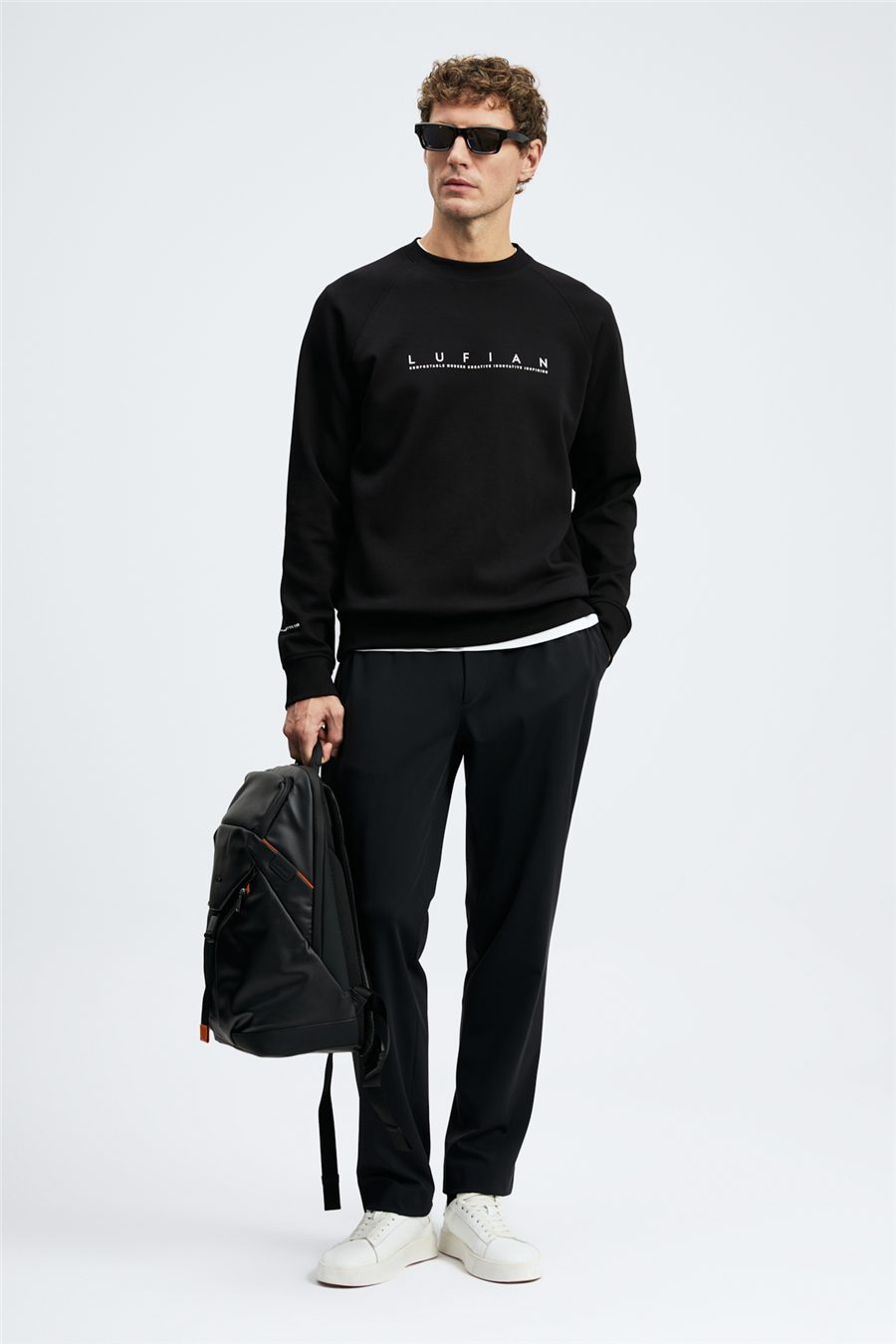 Luifian 112030198 Cooper Erkek Sweatshirt Siyah