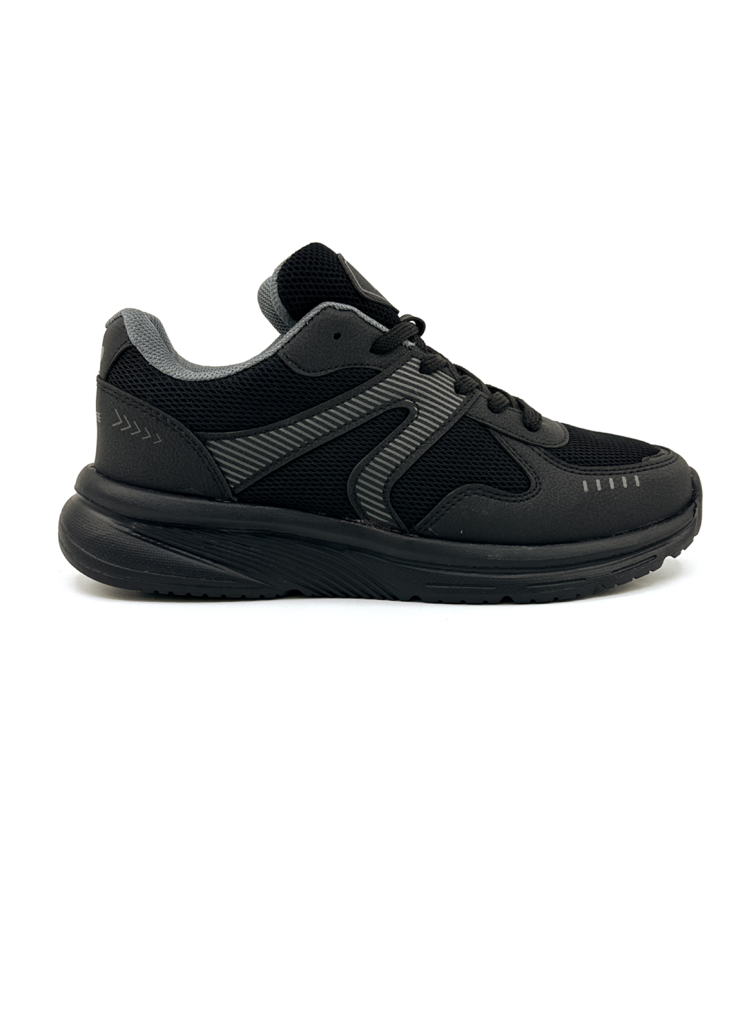 M.P 1569 Ful Ortopedik Siyah Unisex Yazlık Koşu ve Yürüyüş Ayakkabısı