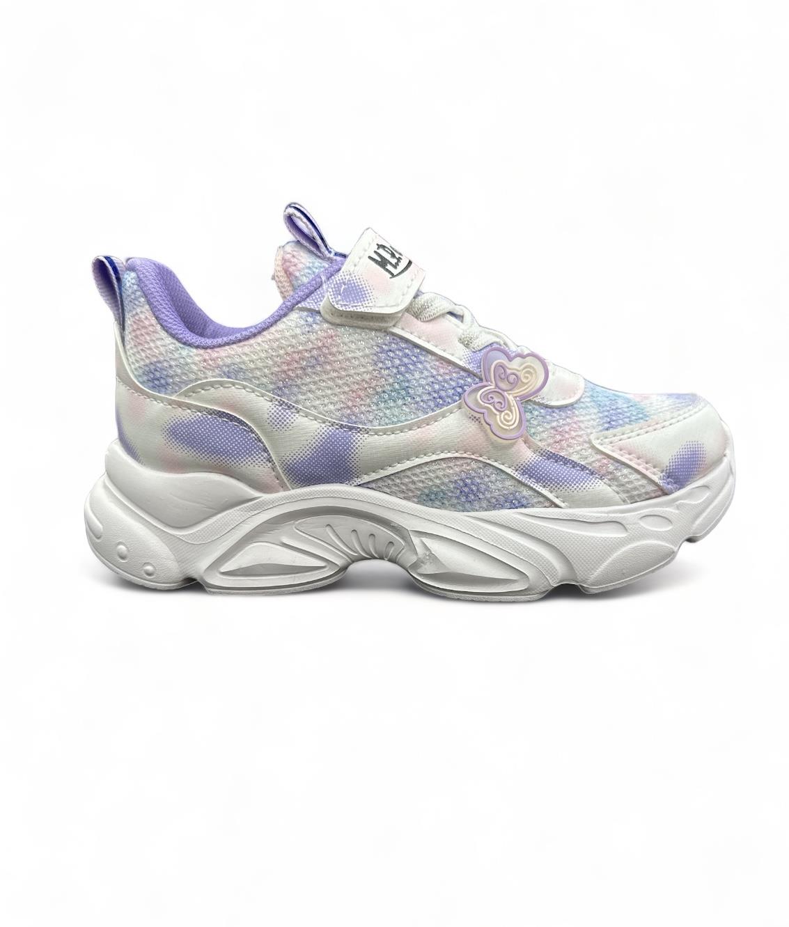 M.P ONE 3216 Beyaz Mor Ortopedik Kız Çocuk Ayakkabısı