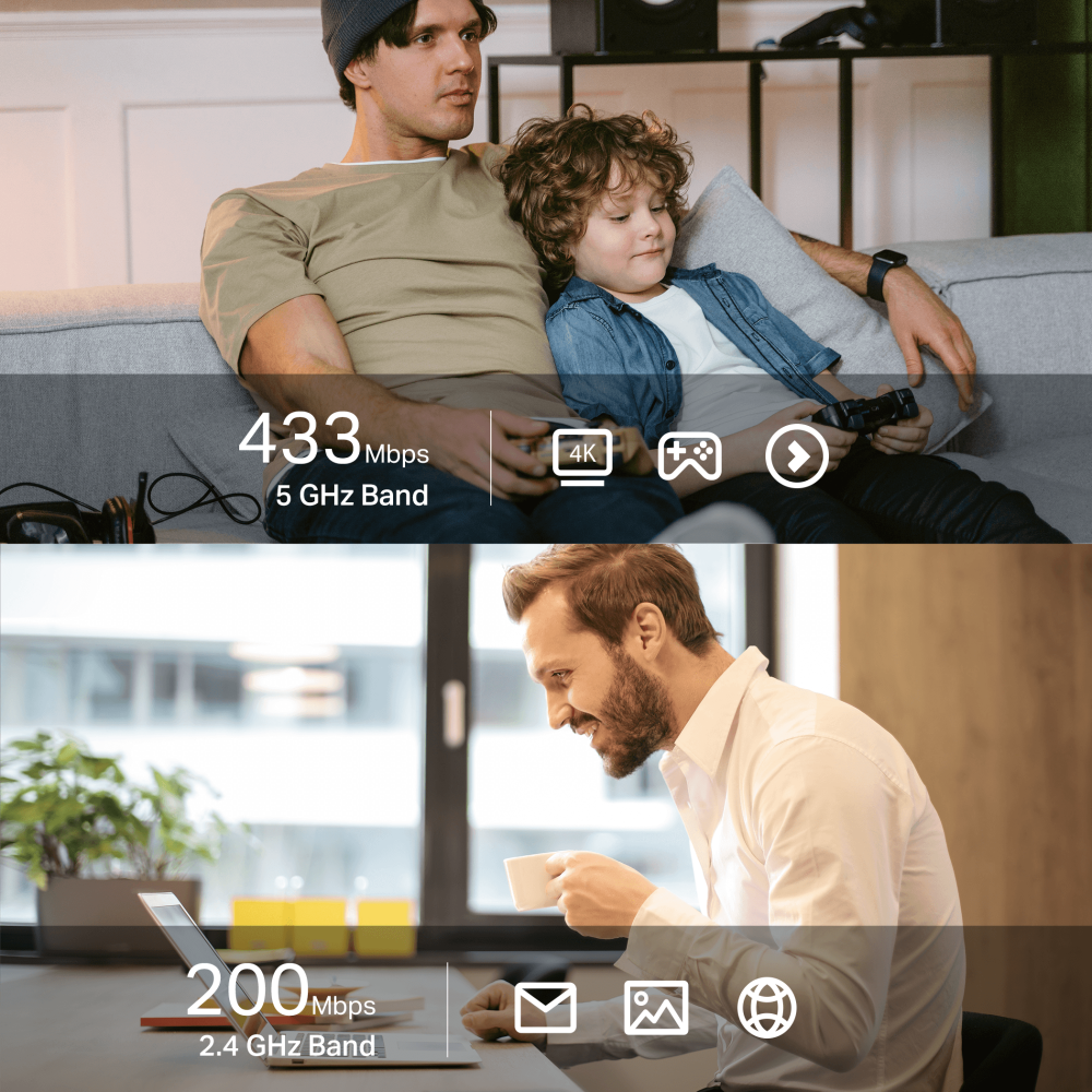 TP-Link Archer T2UB Nano, AC600 Nano Wi-Fi Bluetooth 4.2 USB Adaptör