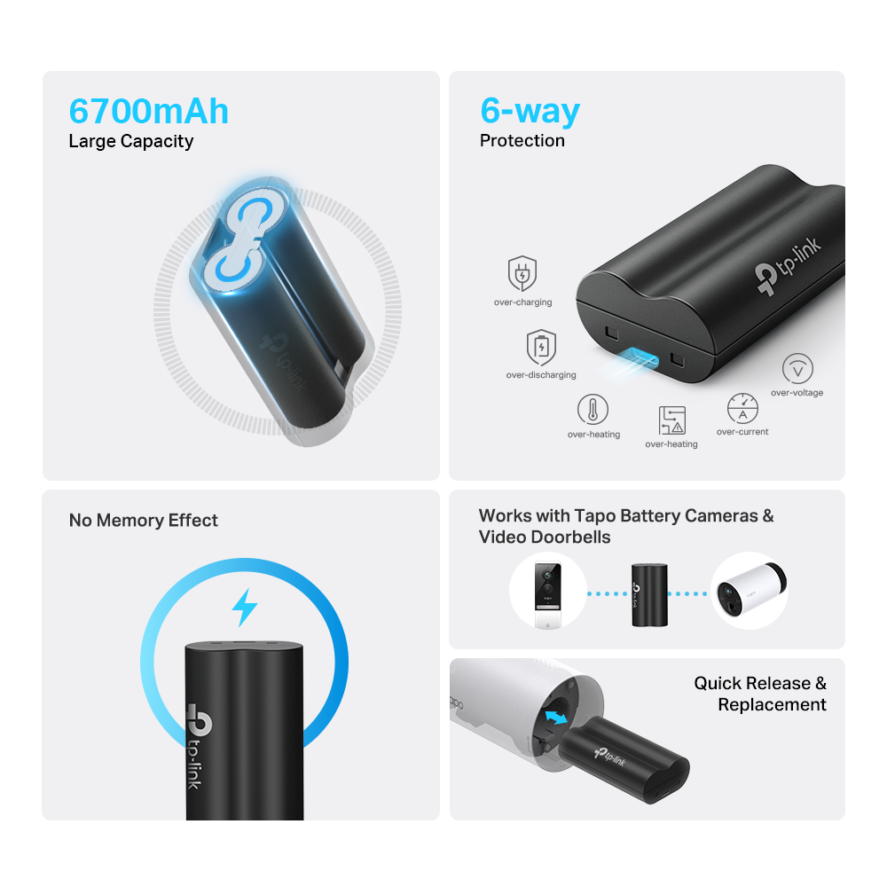 TP-Link Tapo A100 Kamera Bataryası
