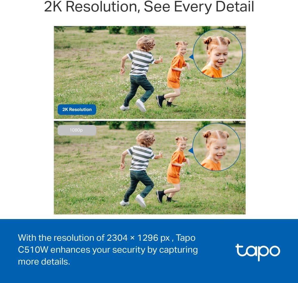 TP-LINK Tapo C510W, 2K Dış Mekan Wi-Fi Güvenlik Kamerası