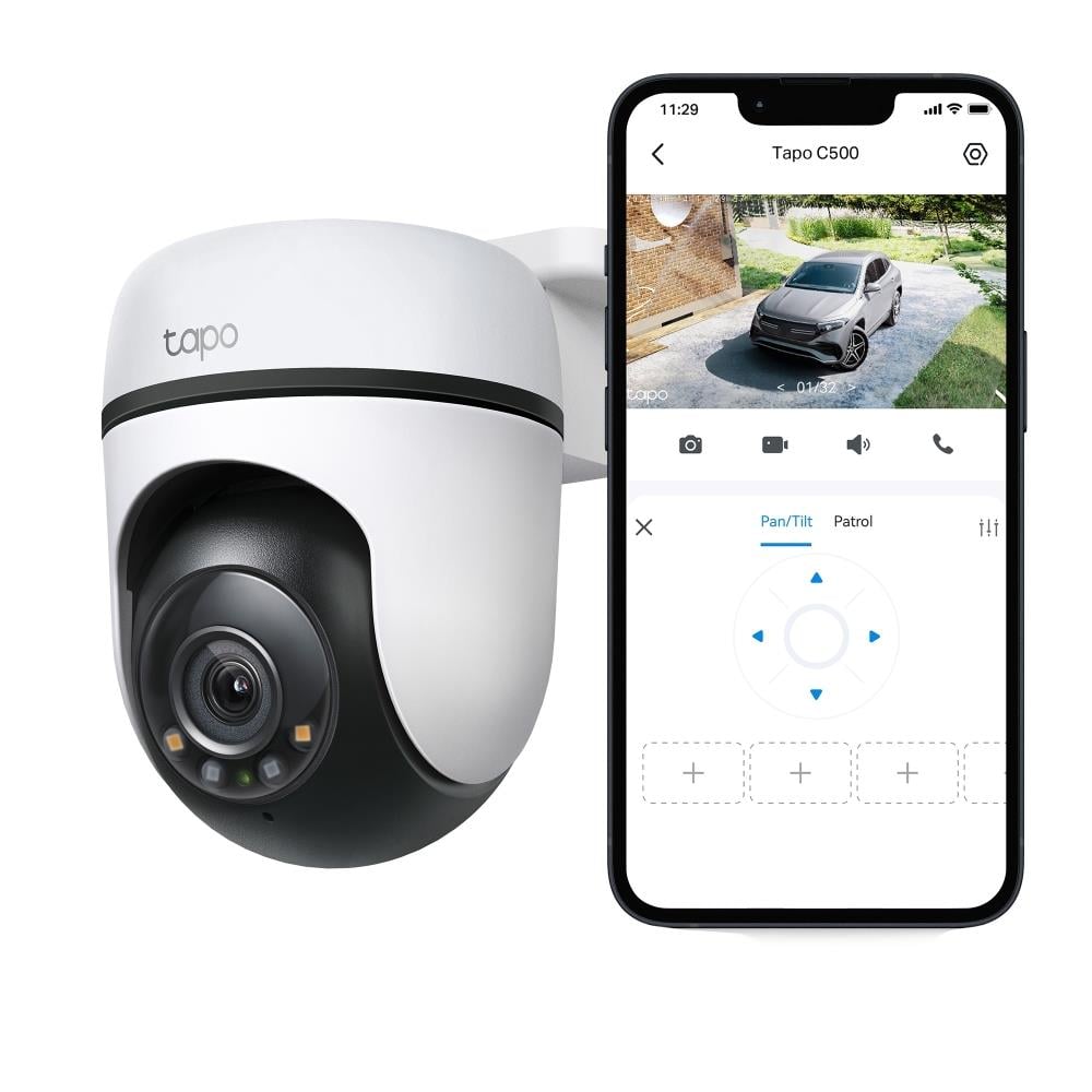 Tp-Link Tapo C500 V2 Spot Işıklı ve Renkli Gece Görüşü Dış Mekan Yatay/dikey Wi-Fi Güvenlik Kamerası