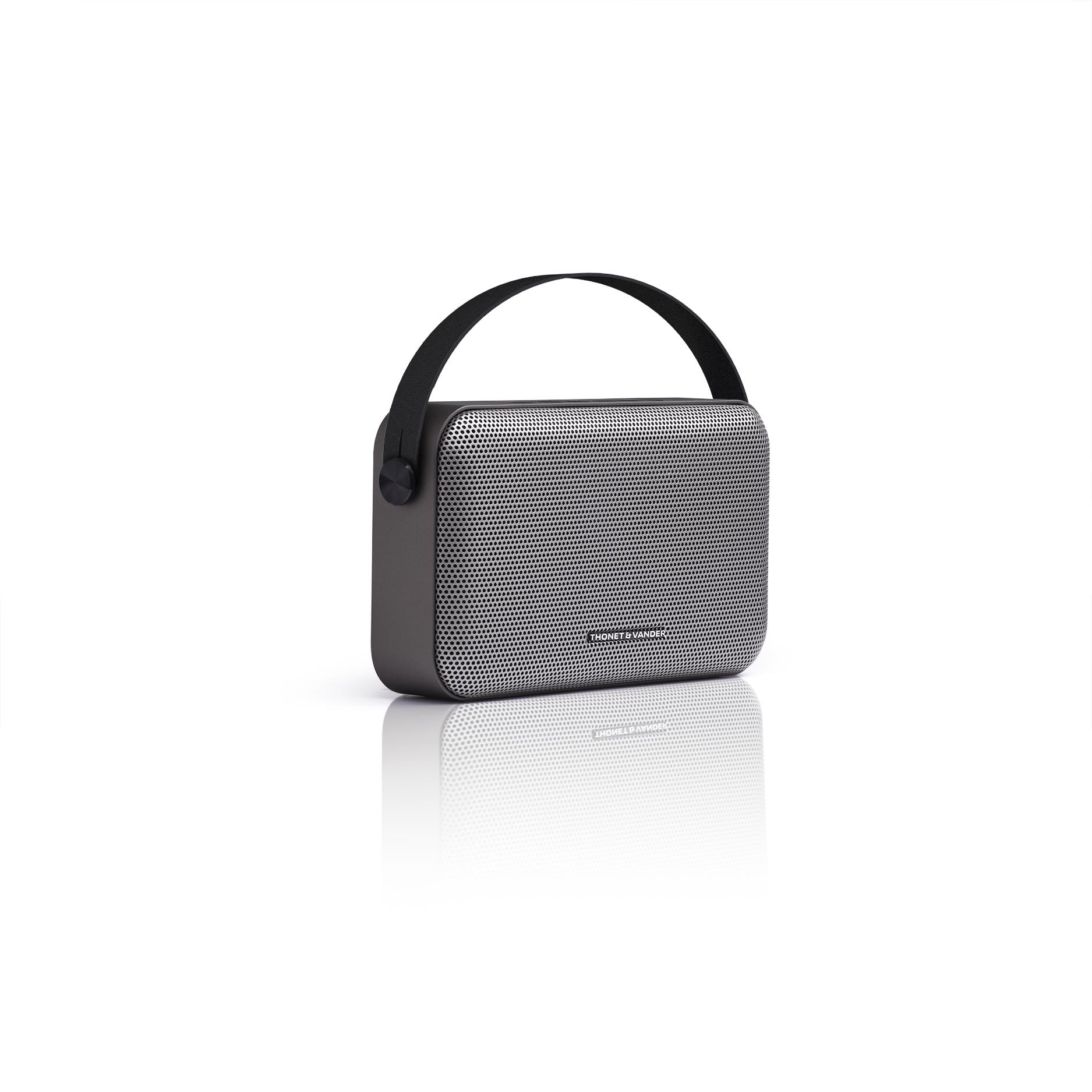 Thonet & Vander Ziegel 30W RMS Taşınabilir Bluetooth TWS 30 Saat Dinleme Süresi  Gri Renk