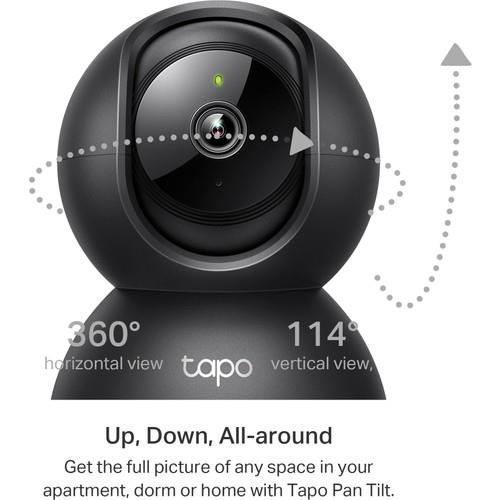 Tp-Link Tapo C211 2k 3mp Yatay ve Dikey Ev Güvenliği Wi-Fi Kamerası + Kioxia 64GB Exceria Micro Sdxc