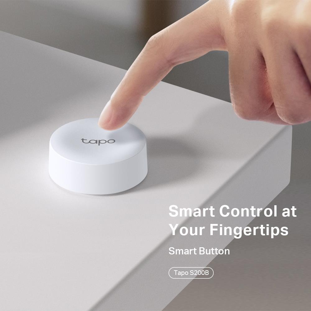 TP-LINK Tapo S200B, Akıllı Buton, Özelleştirilmiş Eylemler, Akıllı Kontrol, Tek Tıklamayla Alarm 