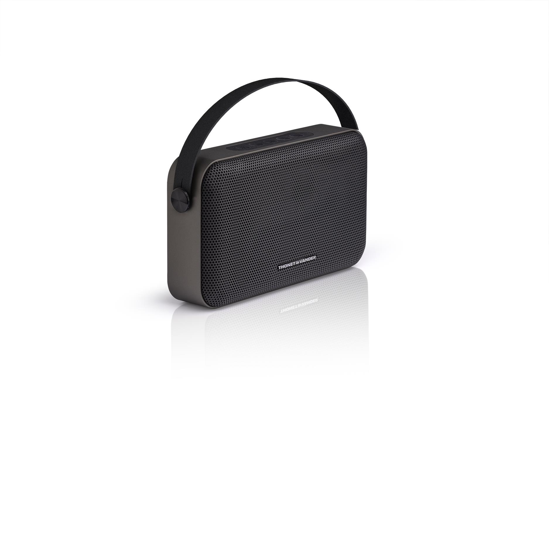 Thonet & Vander Ziegel 30W RMS Taşınabilir Bluetooth TWS 30 Saat Dinleme Süresi  Siyah Renk