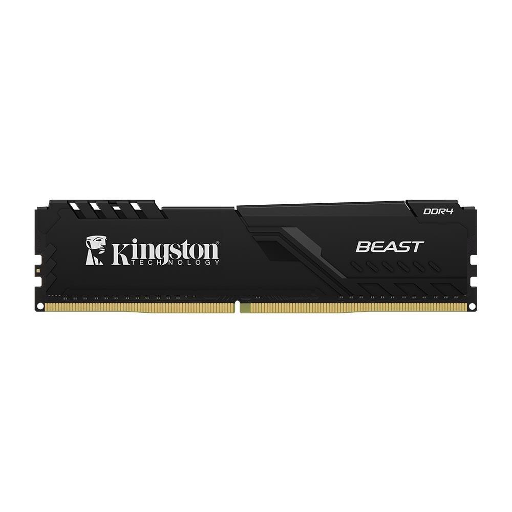 Kingston Beast Black 16GB 3600MT/s DDR4 CL18 DIMM KF436C18BB/16TR Masaüstü Bellek
