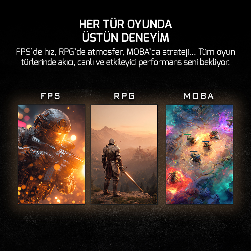 Gamepower Lunis L60 27 280Hz 0.5ms Fast IPS Fhd Rgb Pivot Gaming Monitör