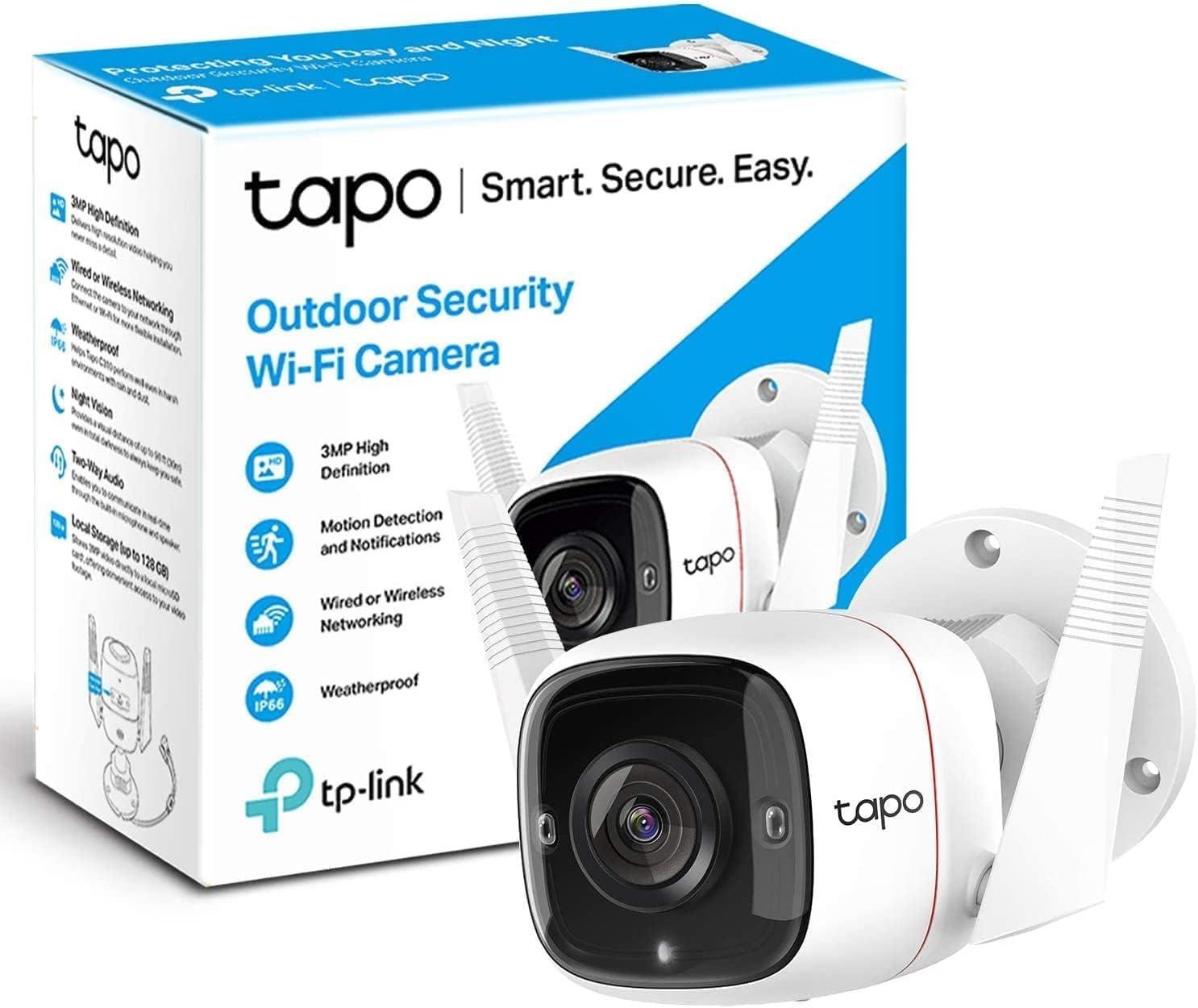 Tp-Link Tapo C310 Dış Mekan Kablosuz 3mp UHD Güvenlik Kamerası
