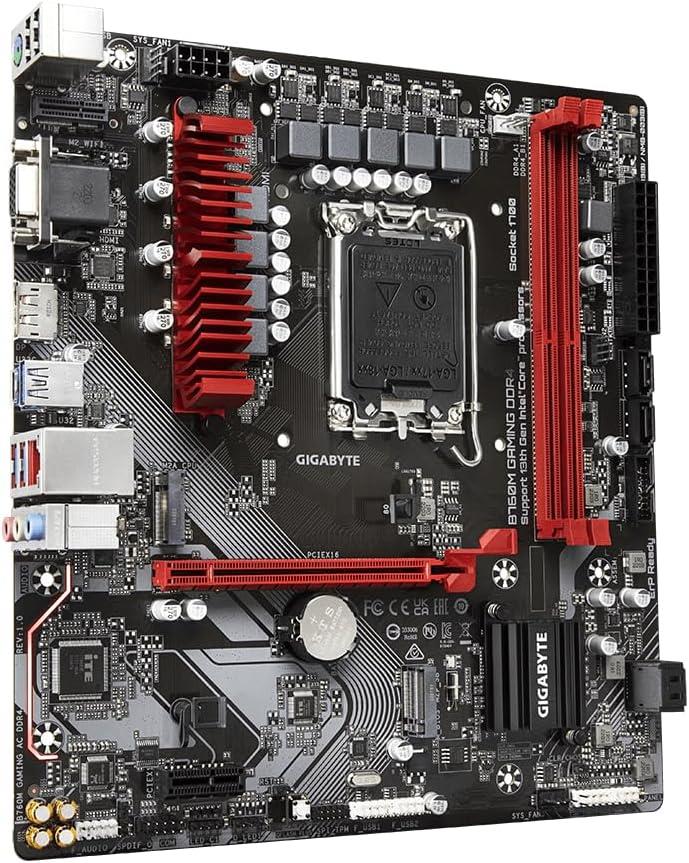 Gigabyte B760M GAMING DDR4 Gaming LGA1700 DDR4 4400Mhz HDMI Anakart 9MB76MG4-00-G11