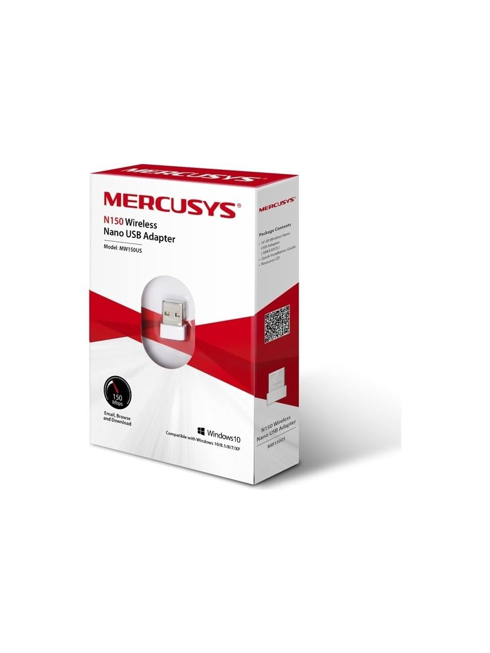 Mercusys MW150US N150 Mbps Wireless Nano USB Adapter