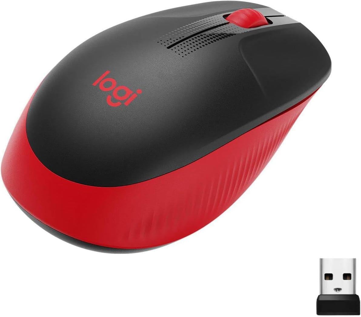 Logitech M190 Kablosuz Optik Mouse - Kırmızı 910-005908