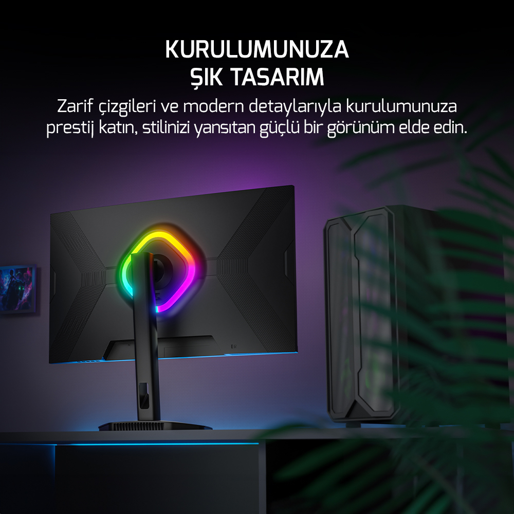 Gamepower Lunis L60 27 280Hz 0.5ms Fast IPS Fhd Rgb Pivot Gaming Monitör